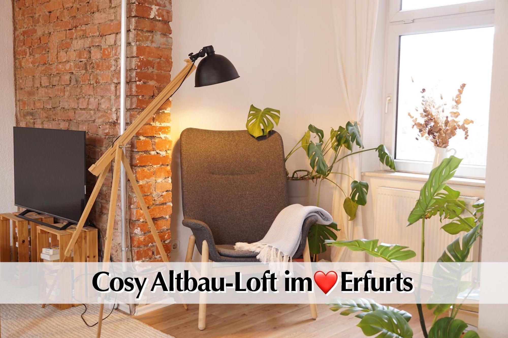 Appartamento Helles Altbau-Loft Mit Kingsize Bett, Smart-Tv, Etc Erfurt Esterno foto