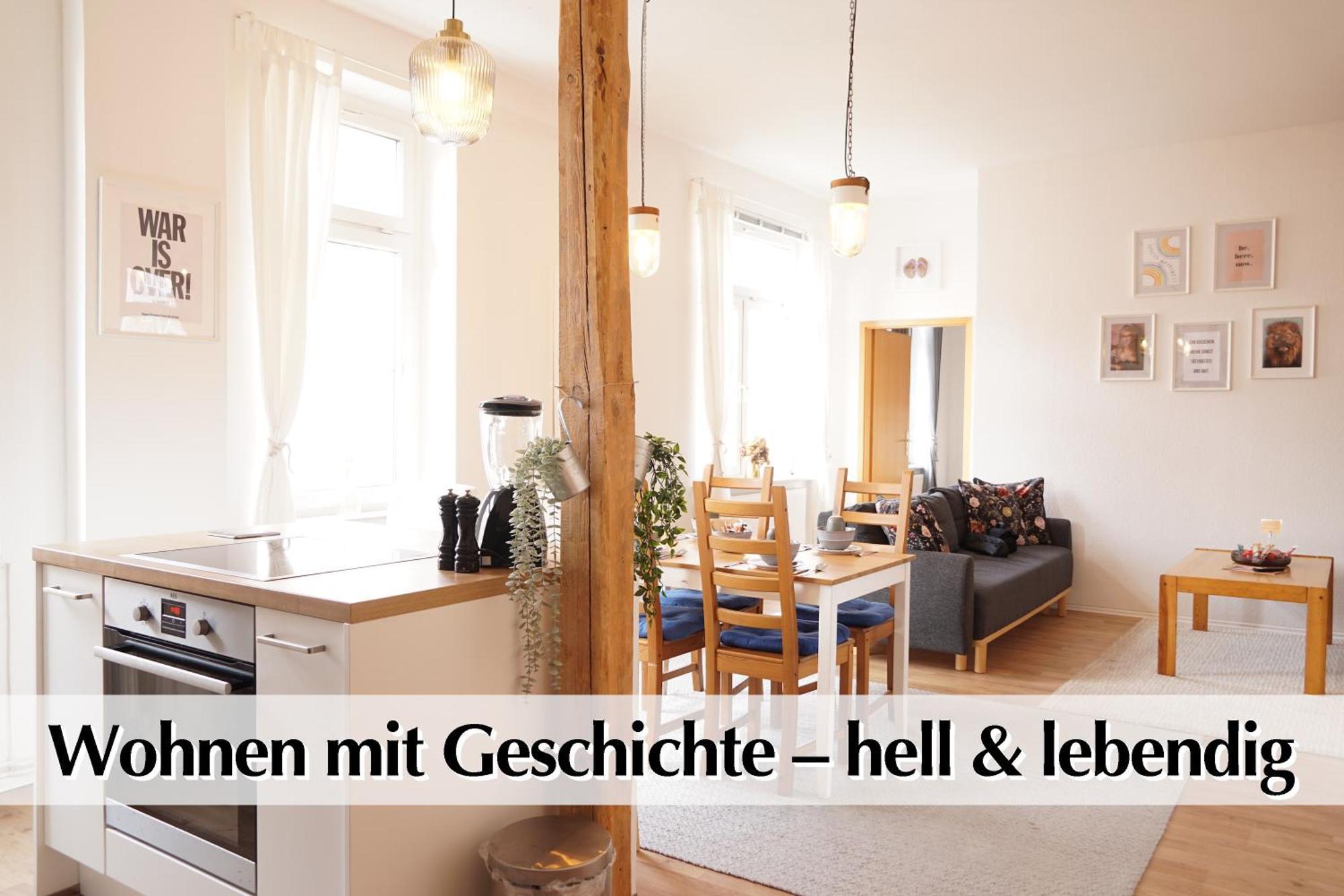 Appartamento Helles Altbau-Loft Mit Kingsize Bett, Smart-Tv, Etc Erfurt Esterno foto