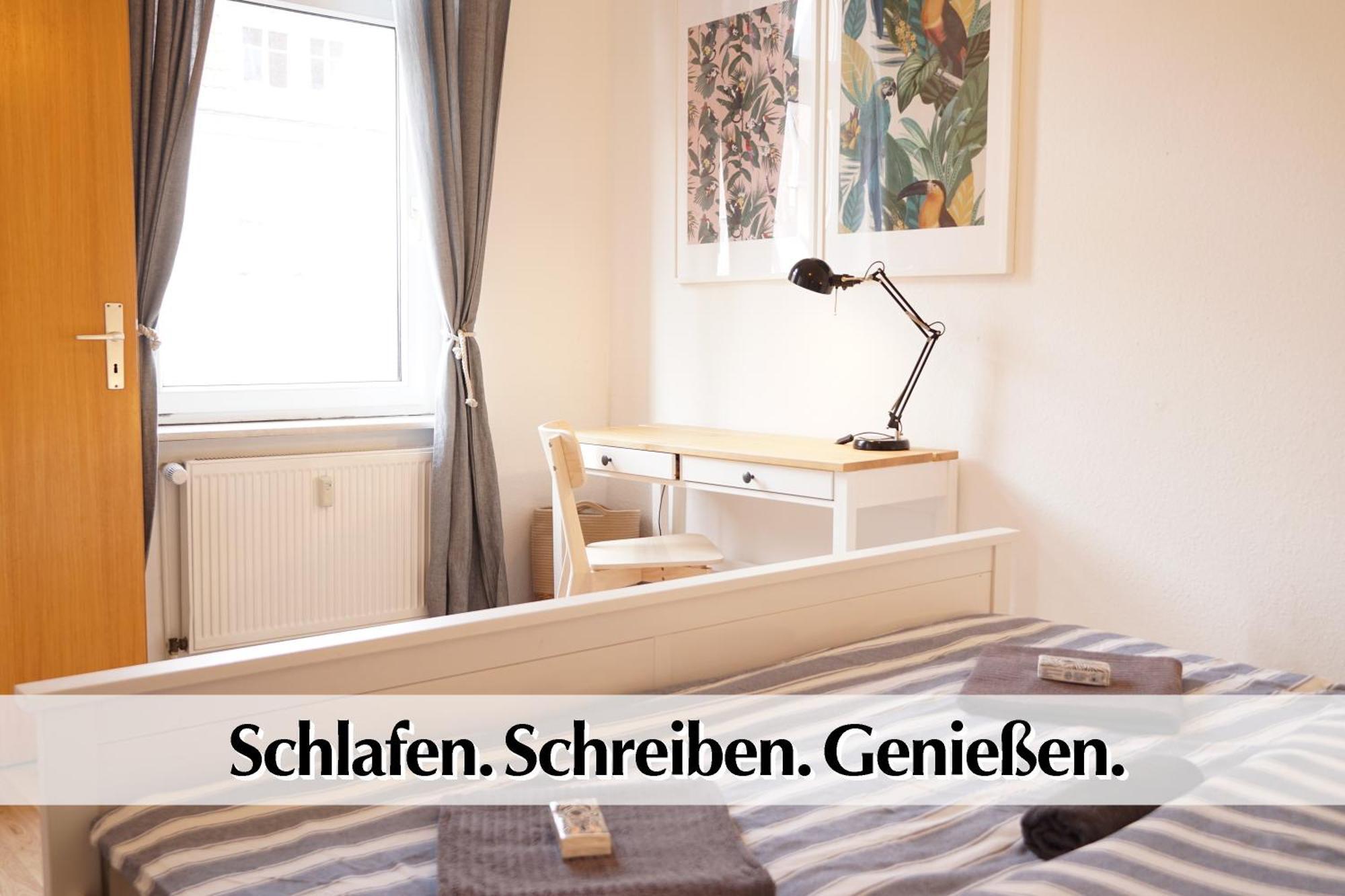 Appartamento Helles Altbau-Loft Mit Kingsize Bett, Smart-Tv, Etc Erfurt Esterno foto