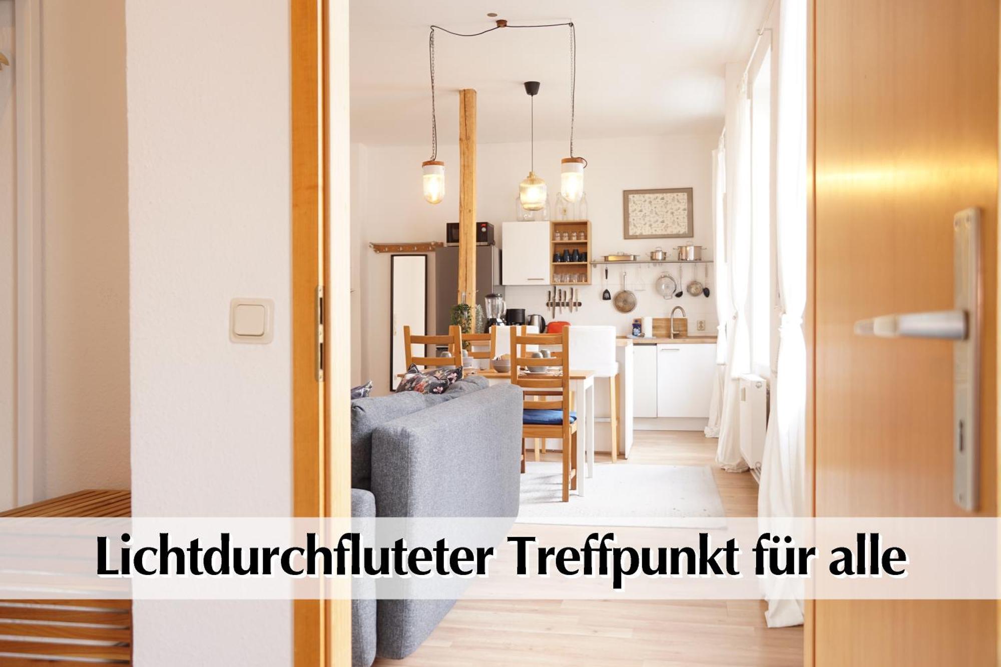 Appartamento Helles Altbau-Loft Mit Kingsize Bett, Smart-Tv, Etc Erfurt Esterno foto